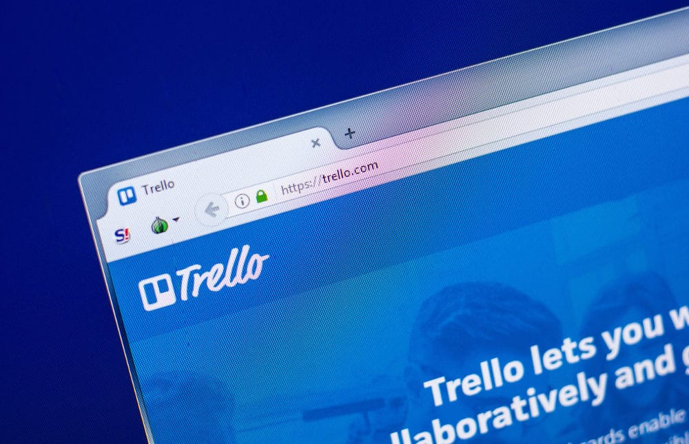 Picture of Trello in browser window