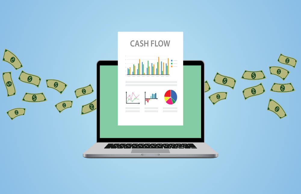 Illustration demonstrating cashflow